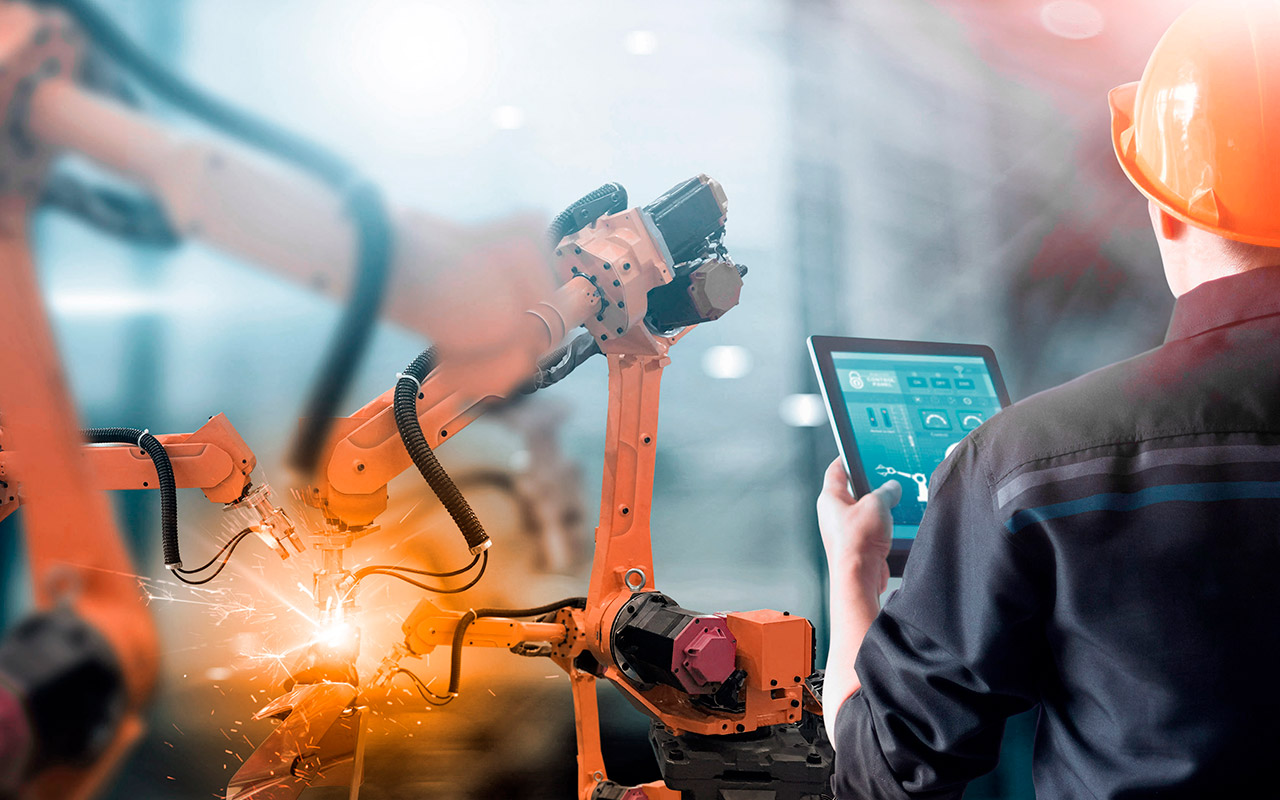 Picture Digital Dashboard in digital manufacturing